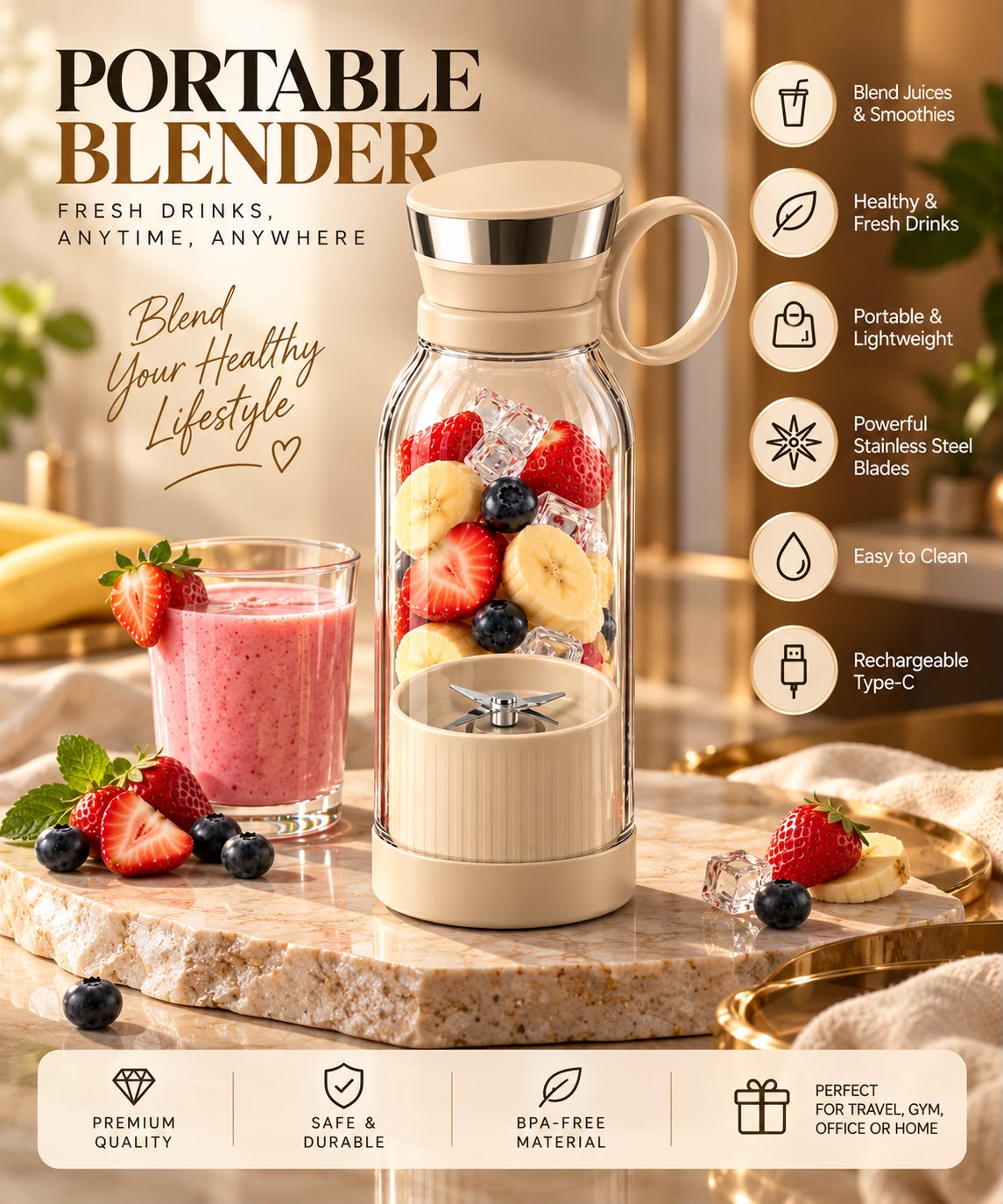 Portable Mini Blender