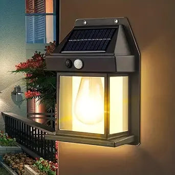 Solar Motion Sensor Outdoor Wall Light