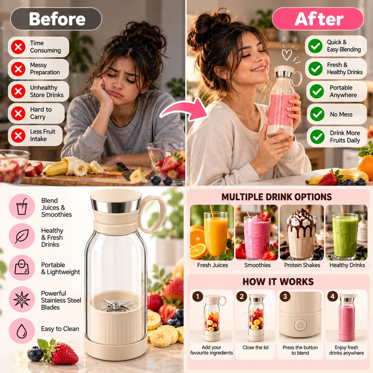Portable Mini Blender