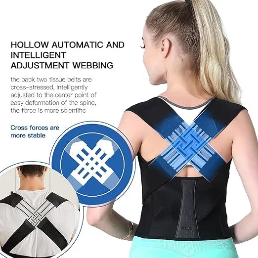 Back Posture Corrector- Adjustable & Comfortable Support
